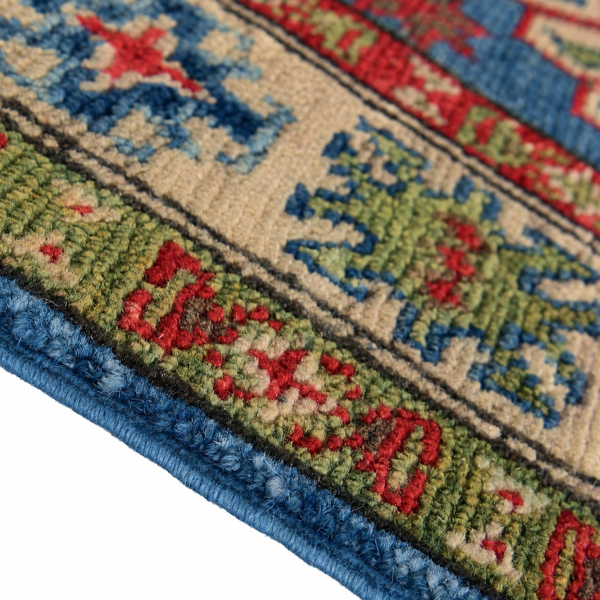60cm x 95cm Hand Knotted Kazak Rug