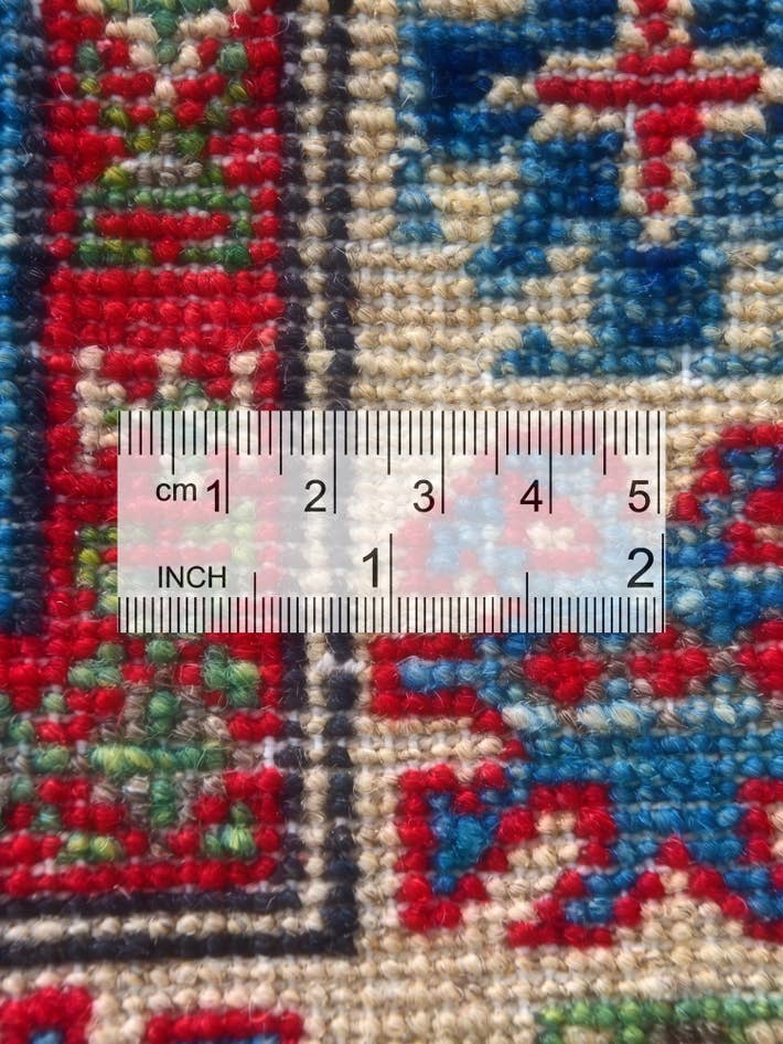 Detail image of 2' x 3' 1 Hand Knotted Kazak Rug