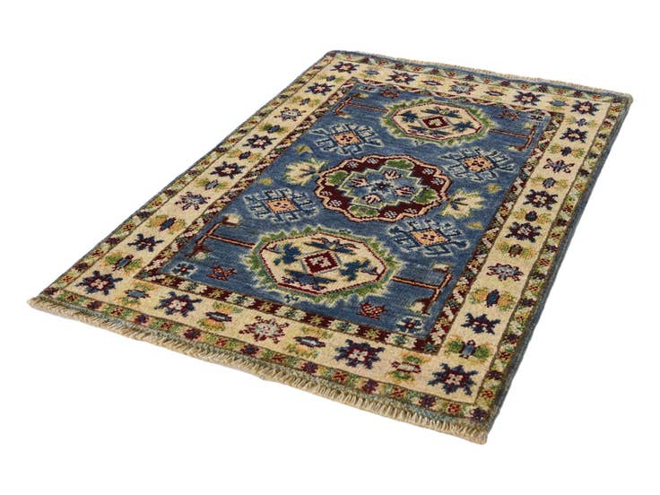 Detail image of 2' x 3' Hand Knotted Kazak Rug