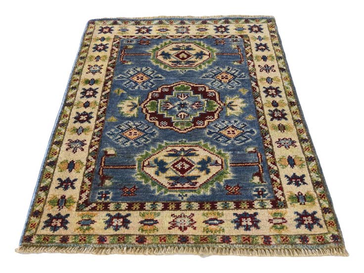 Detail image of 2' x 3' Hand Knotted Kazak Rug
