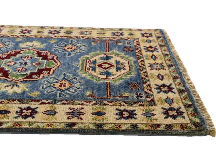2' x 3' Hand Knotted Kazak Rug