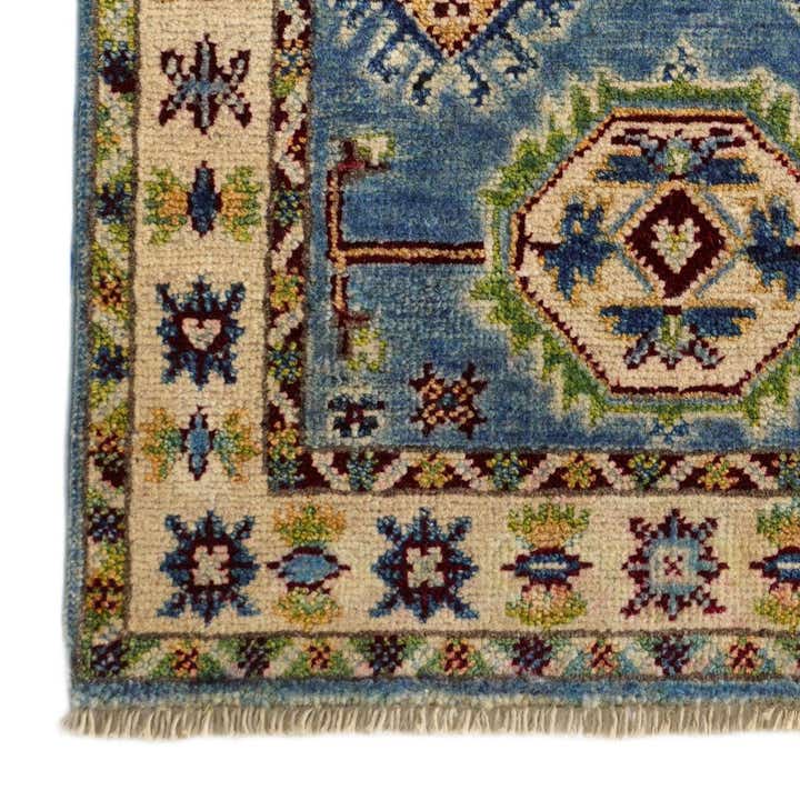 2' x 3' Hand Knotted Kazak Rug