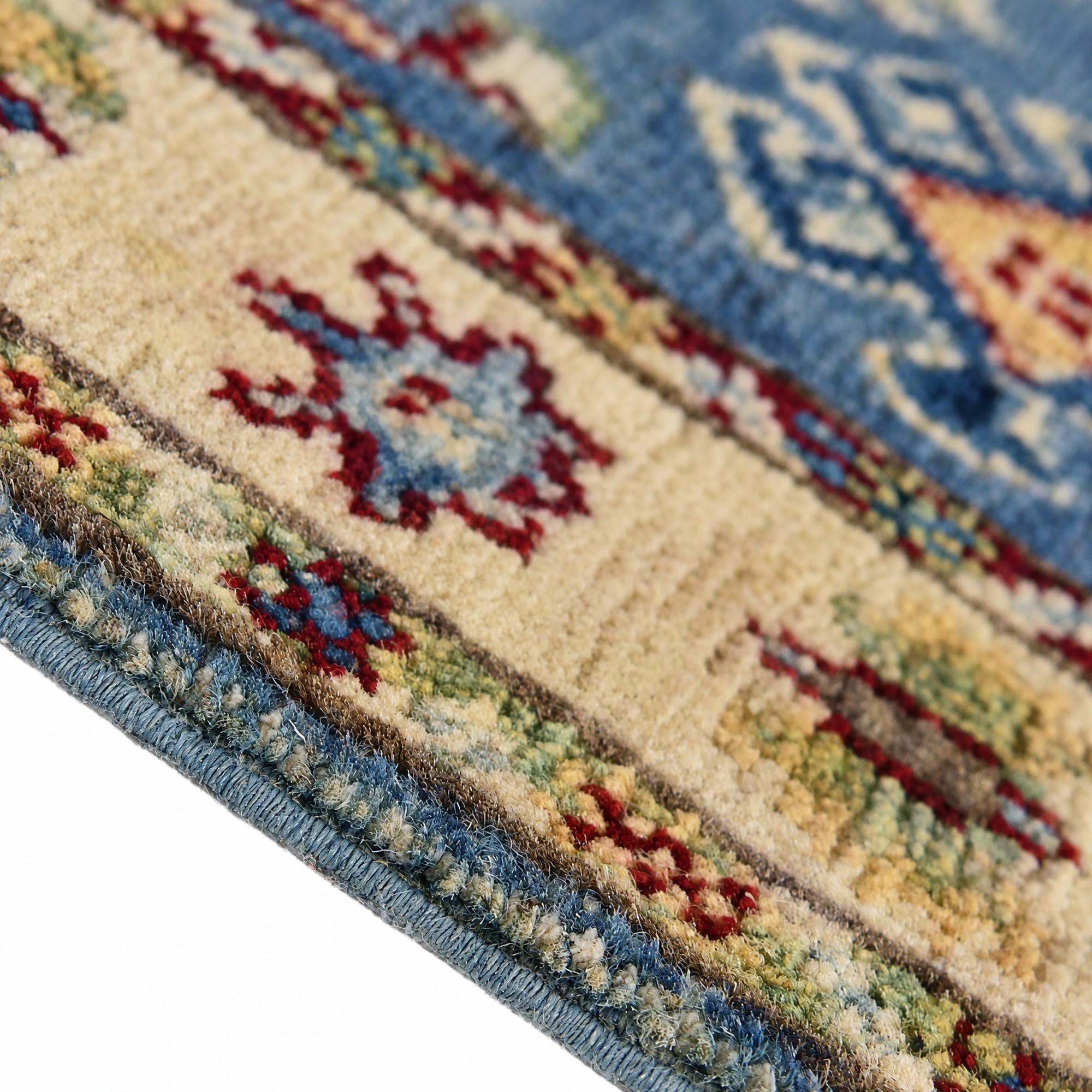 60cm x 90cm Hand Knotted Kazak Rug