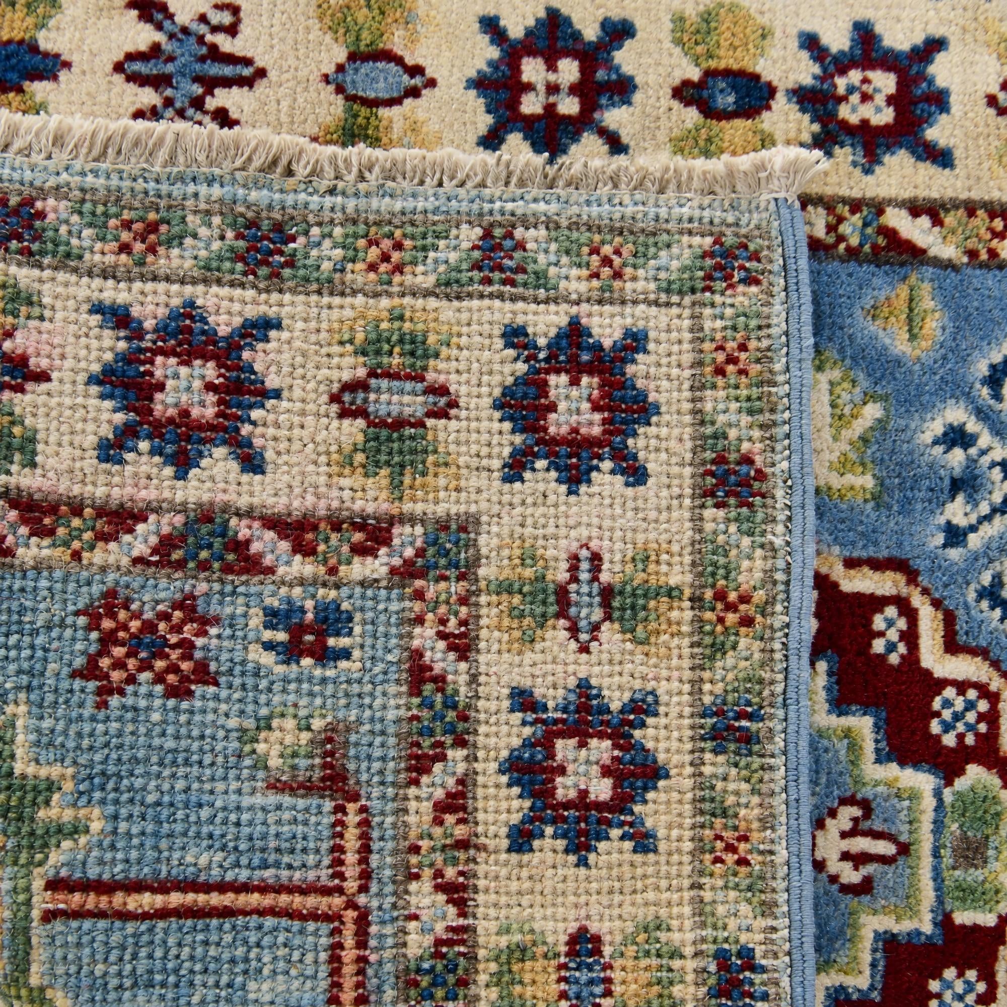 60cm x 90cm Hand Knotted Kazak Rug