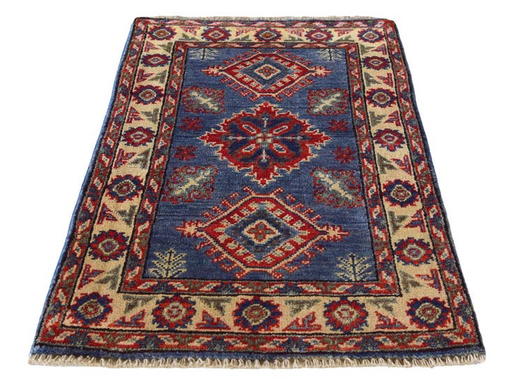 Detail image of 2' x 3' 3 Hand Knotted Kazak Rug