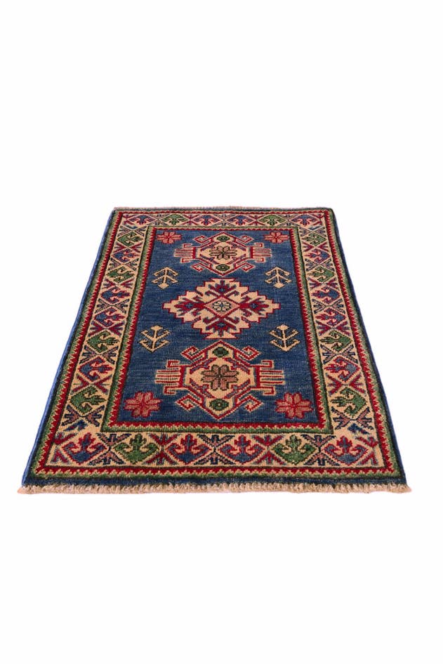 Detail image of 2' x 3' 2 Hand Knotted Kazak Rug