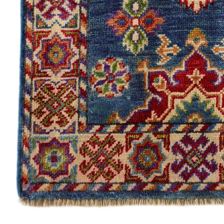 Detail image of 2' x 3' 1 Hand Knotted Kazak Rug