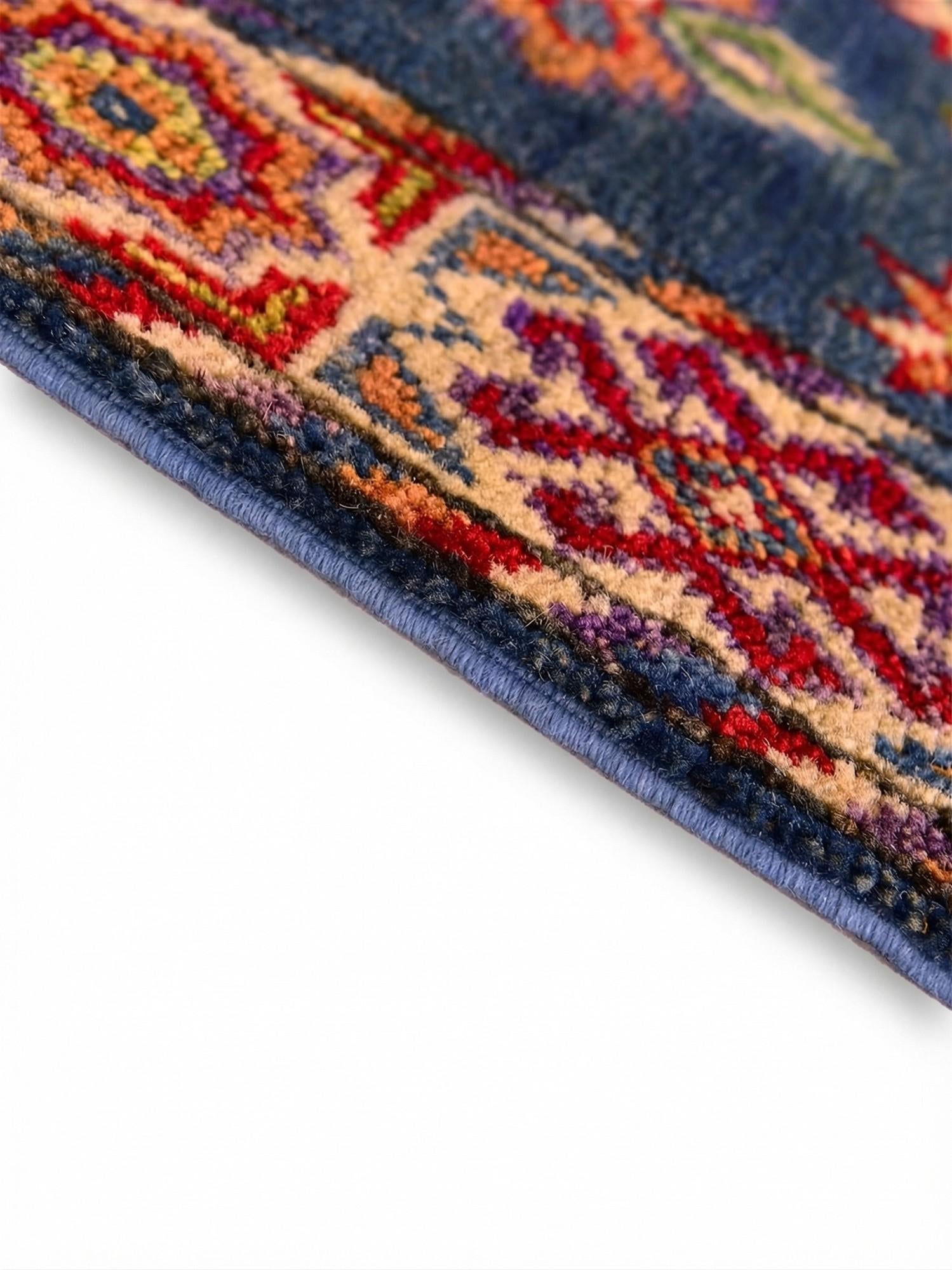 60cm x 95cm Hand Knotted Kazak Rug
