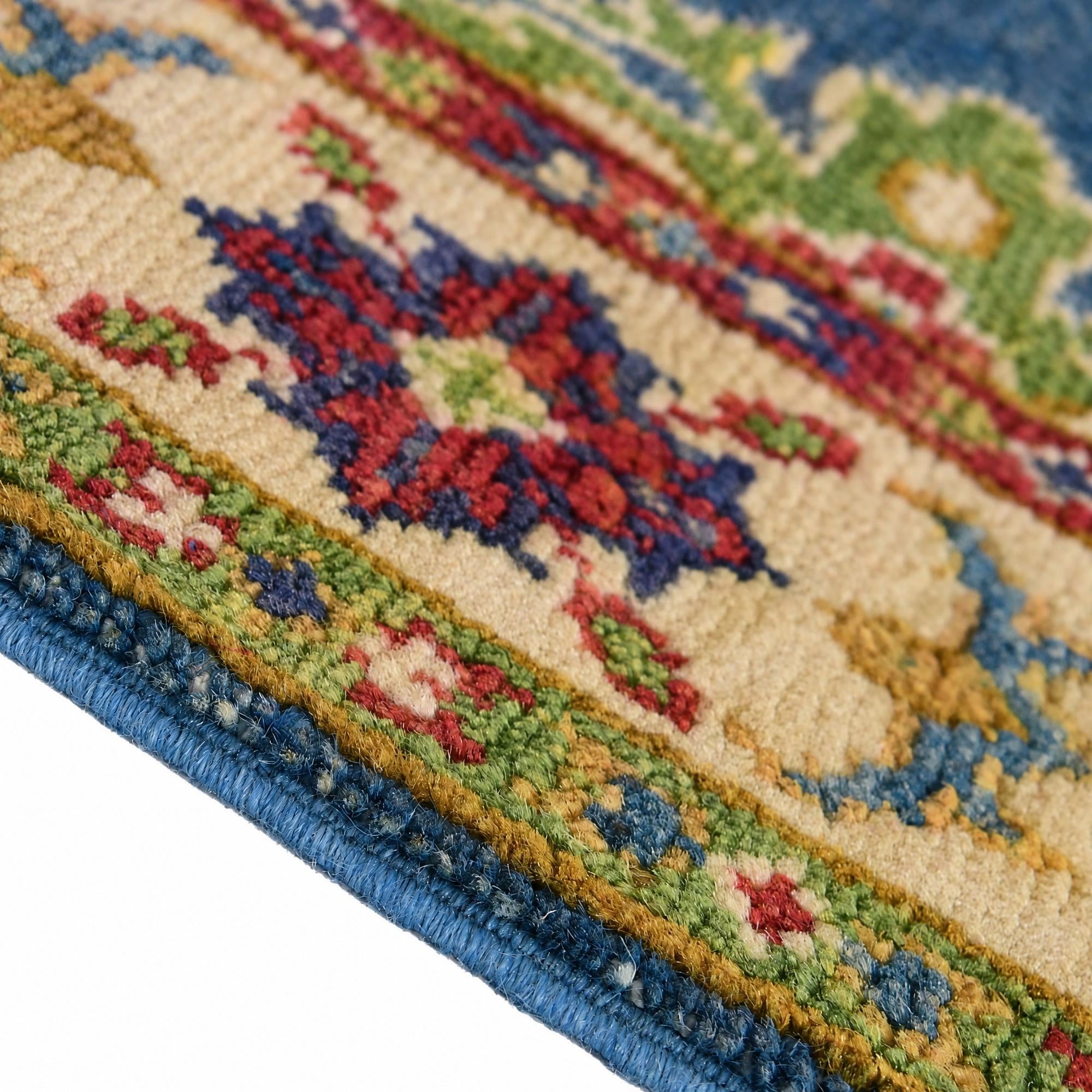 60cm x 95cm Hand Knotted Kazak Rug