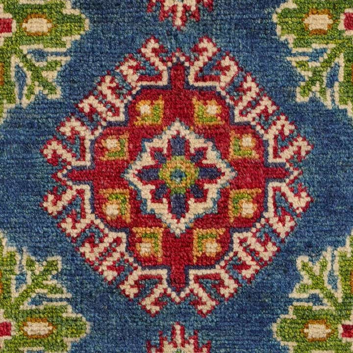 60cm x 95cm anudado a mano Kazak Alfombra
