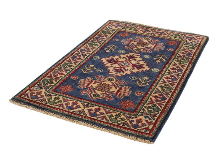 Detail image of 2' x 3' 1 Hand Knotted Kazak Rug