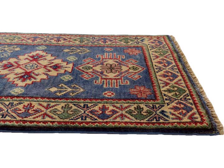 2' x 3' 1 Hand Knotted Kazak Rug