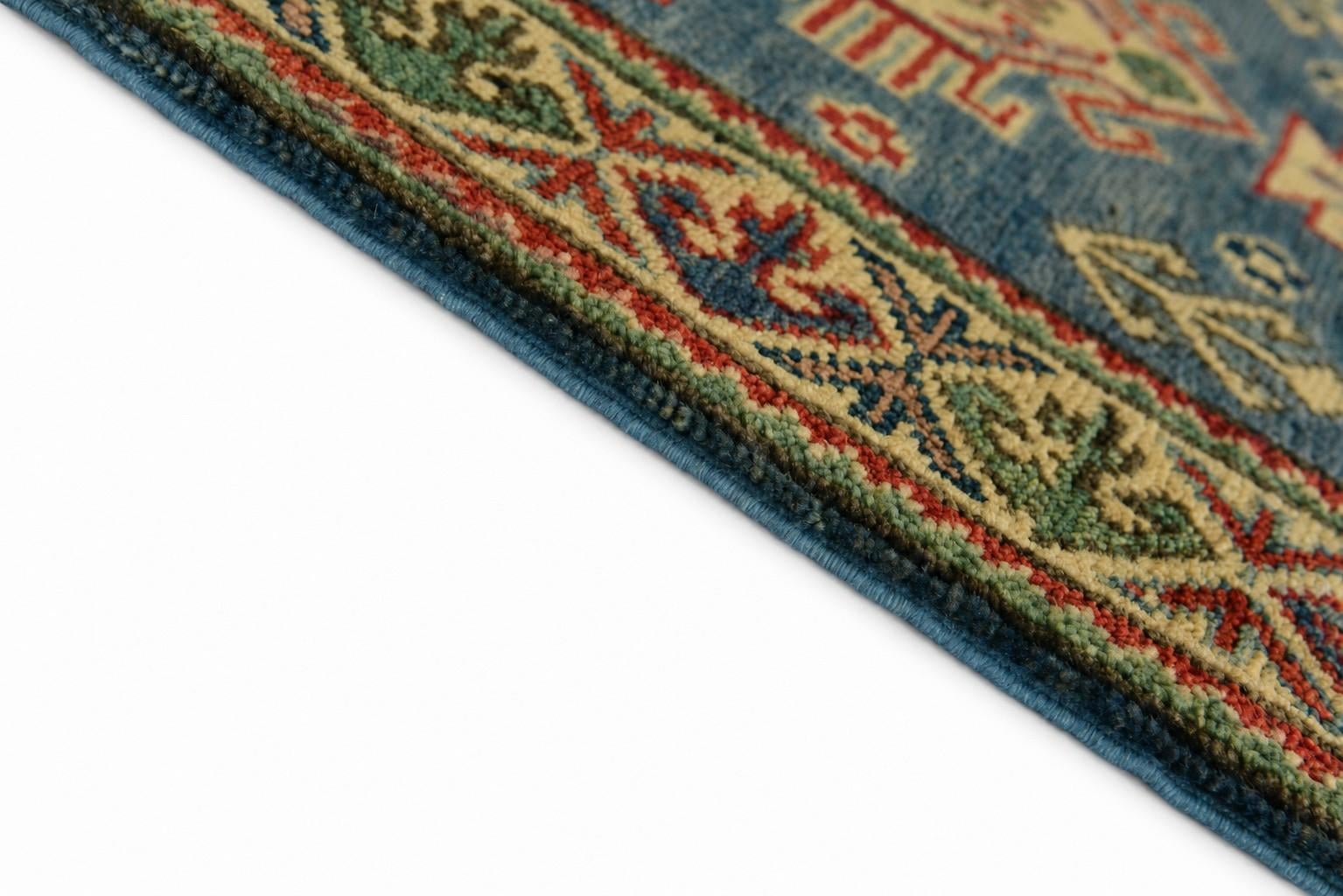 Detail image 8 of 12: 2' x 3' 1 Hand Knotted Kazak Rug