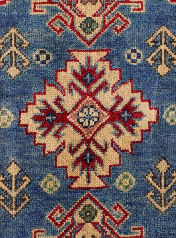 2' x 3' 1 Hand Knotted Kazak Rug