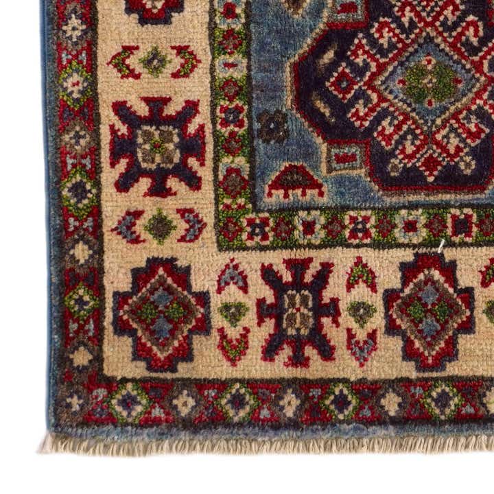 2' x 3' 3 Hand Knotted Kazak Rug
