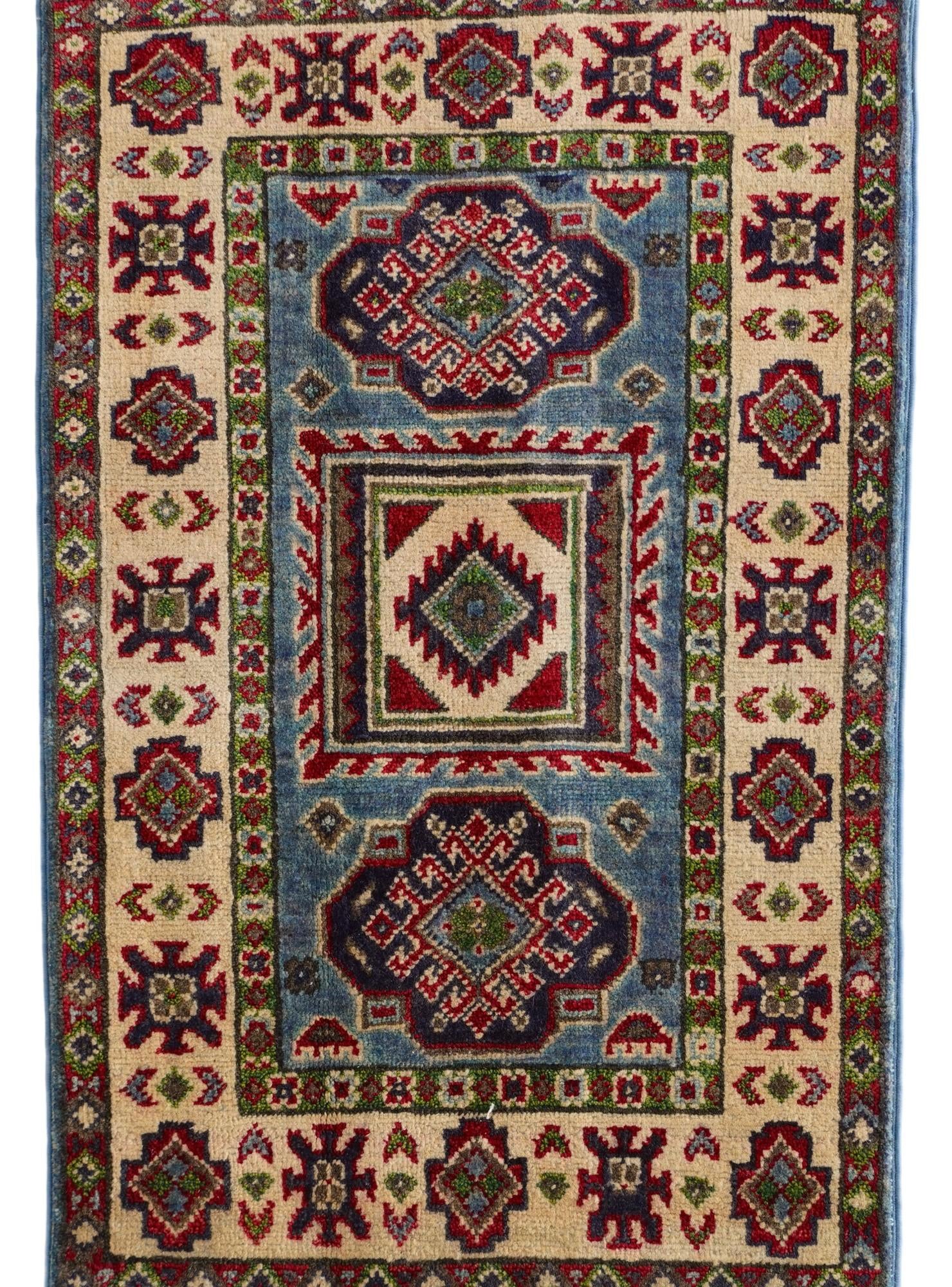2' x 3' 3 Hand Knotted Kazak Rug