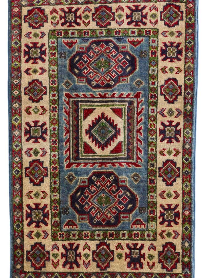2' x 3' 3 Hand Knotted Kazak Rug