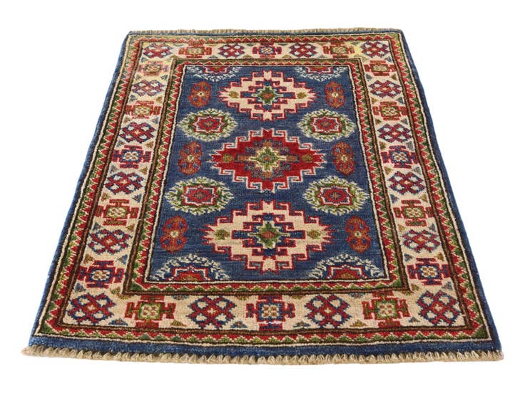 Detail image of 2' x 3' Hand Knotted Kazak Rug