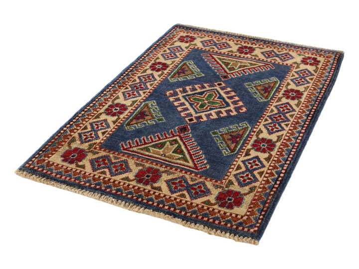 2' x 3' Hand Knotted Kazak Rug