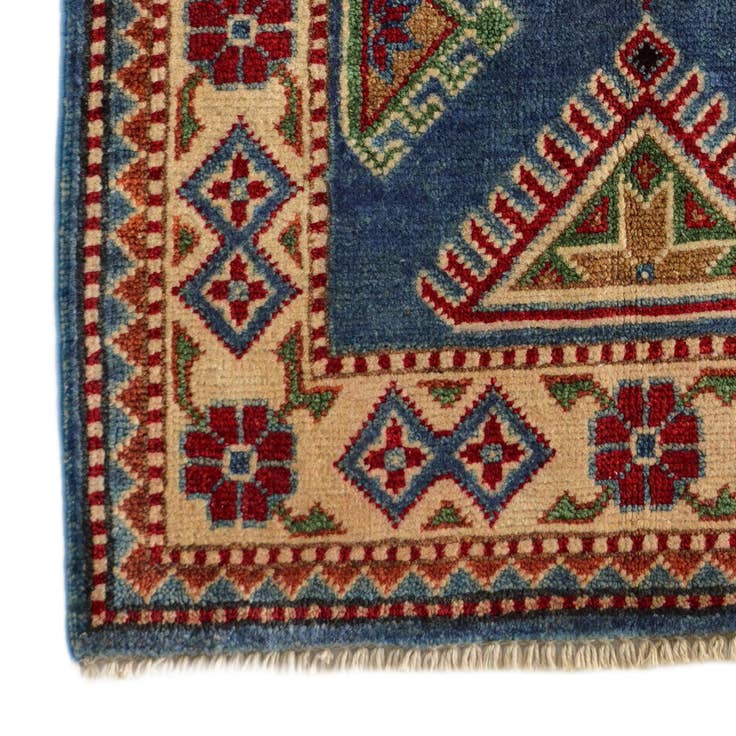 Detail image of 2' x 3' Hand Knotted Kazak Rug