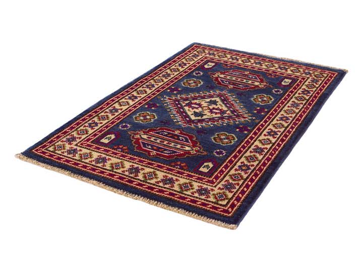 2' x 3' 1 Hand Knotted Kazak Rug