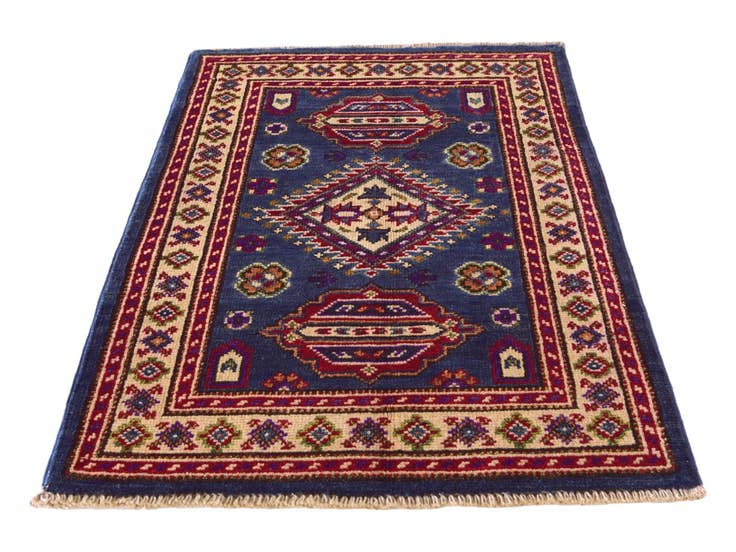 Detail image of 2' x 3' 1 Hand Knotted Kazak Rug