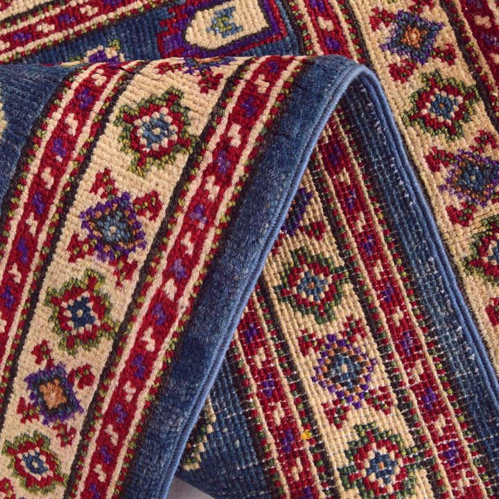 2' x 3' 1 Hand Knotted Kazak Rug
