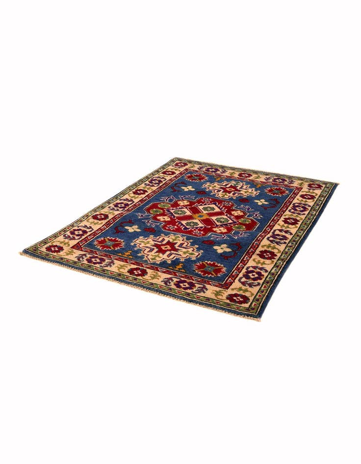 Detail image of 2' 9 x 3' 9 Hand Knotted Kazak Rug