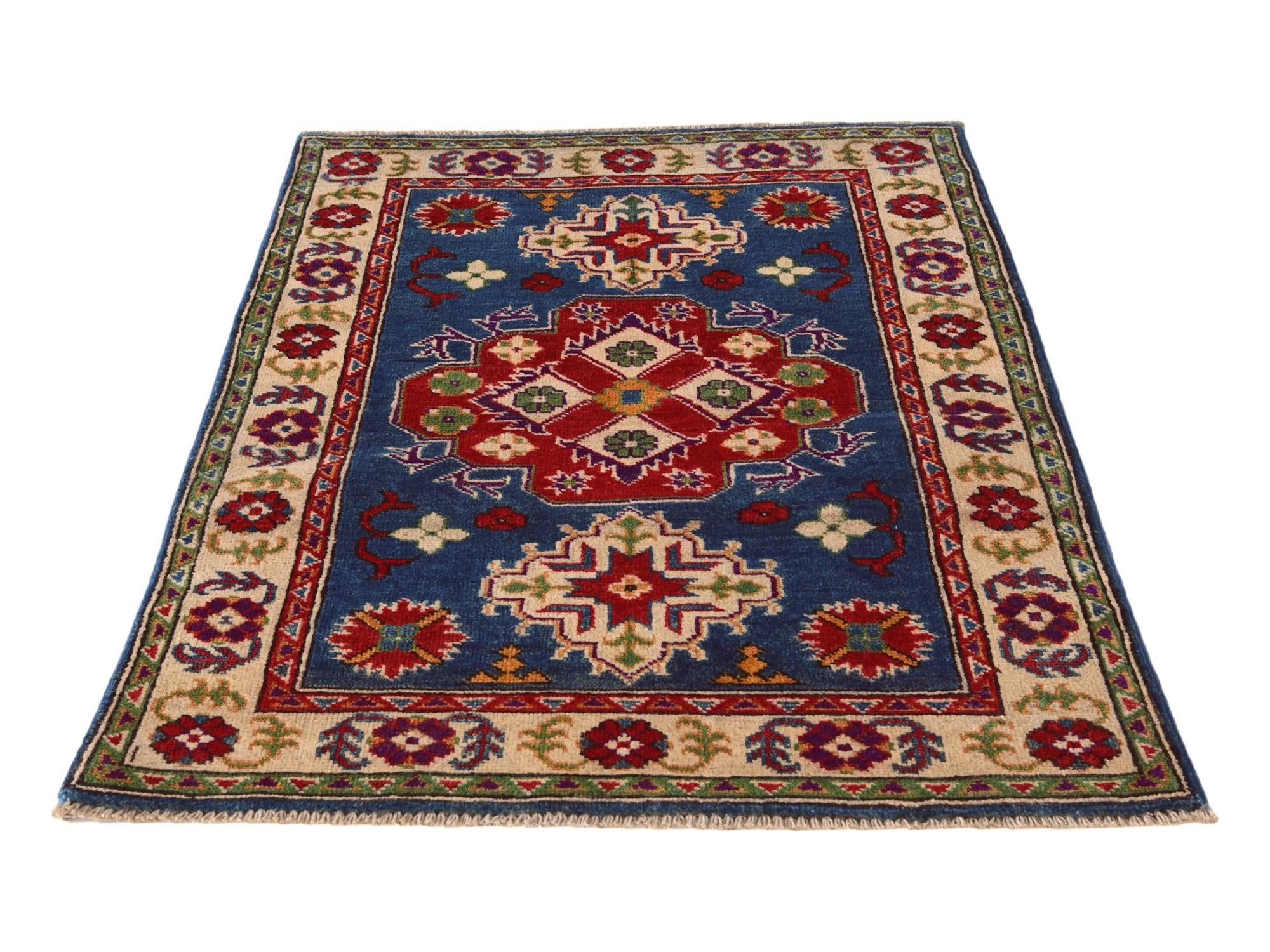 2' 9 x 3' 9 Hand Knotted Kazak Rug