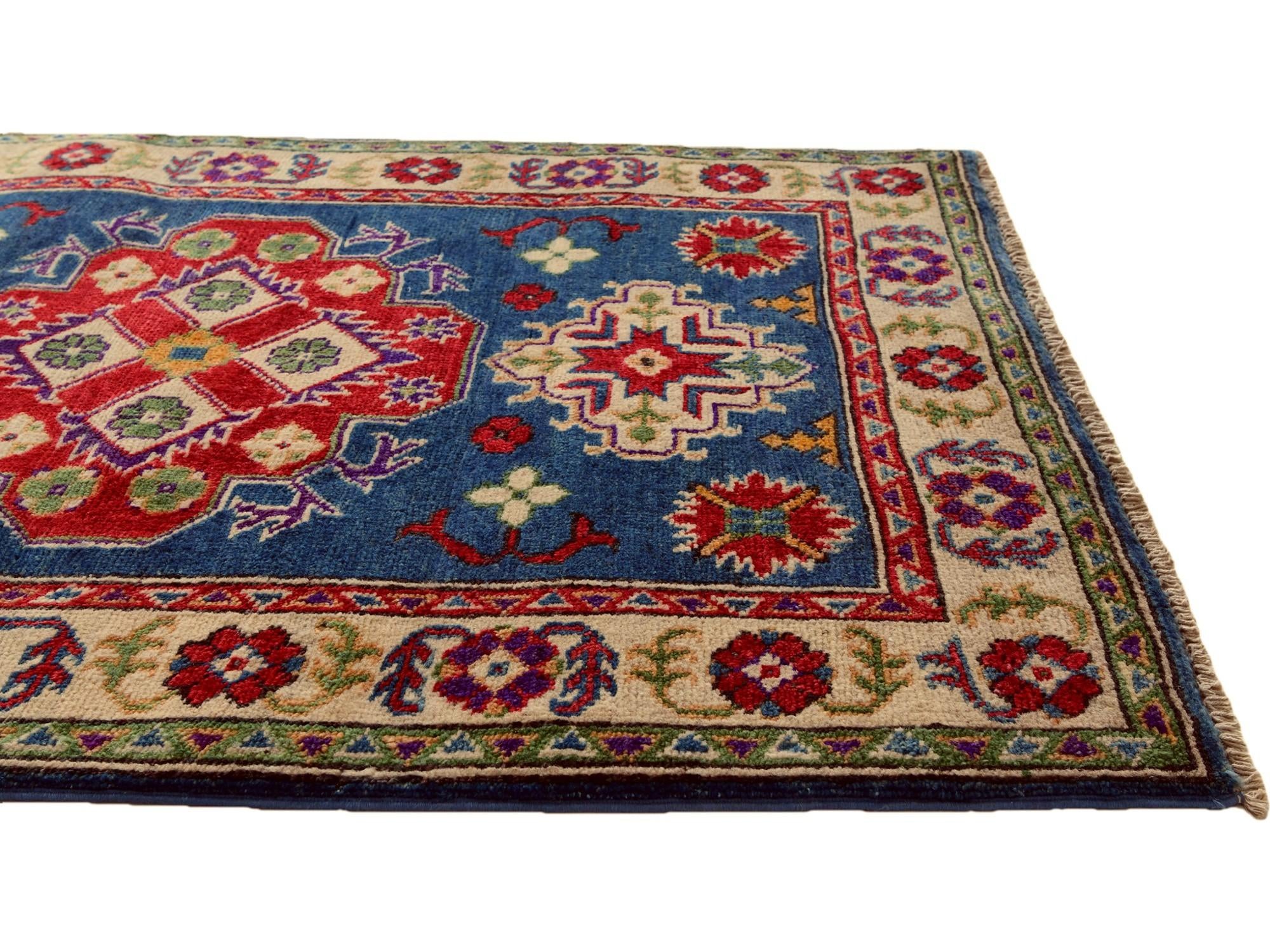 2' 9 x 3' 9 Hand Knotted Kazak Rug