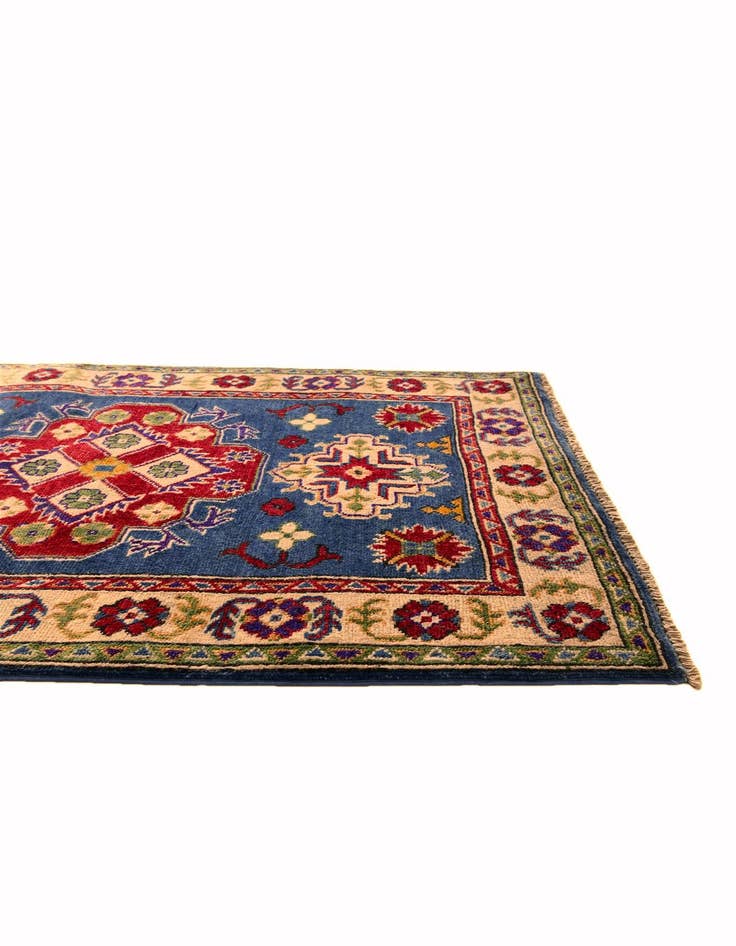 Detail image of 2' 9 x 3' 9 Hand Knotted Kazak Rug