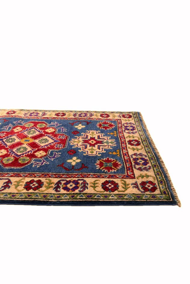 Detail image of 2' 9 x 3' 9 Hand Knotted Kazak Rug