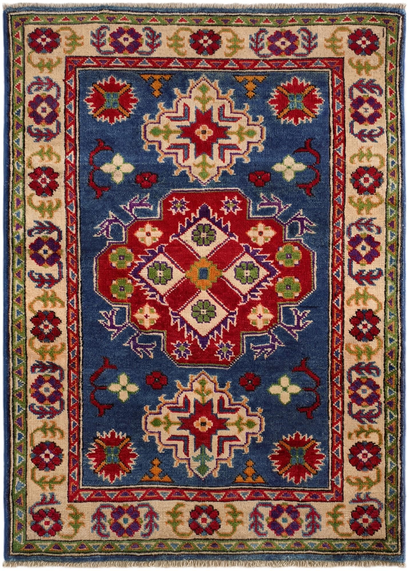 2' 9 x 3' 9 Hand Knotted Kazak Rug