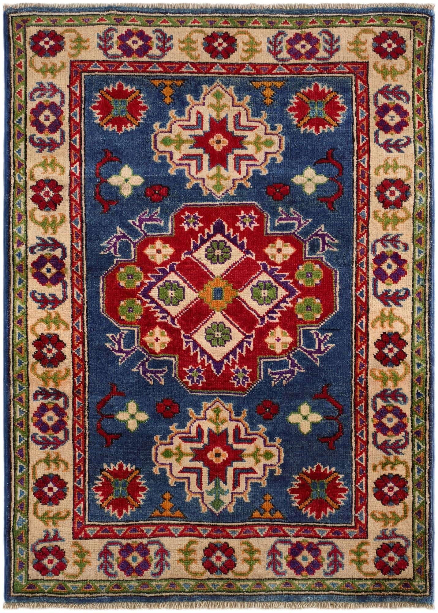 2' 9 x 3' 9 Hand Knotted Kazak Rug