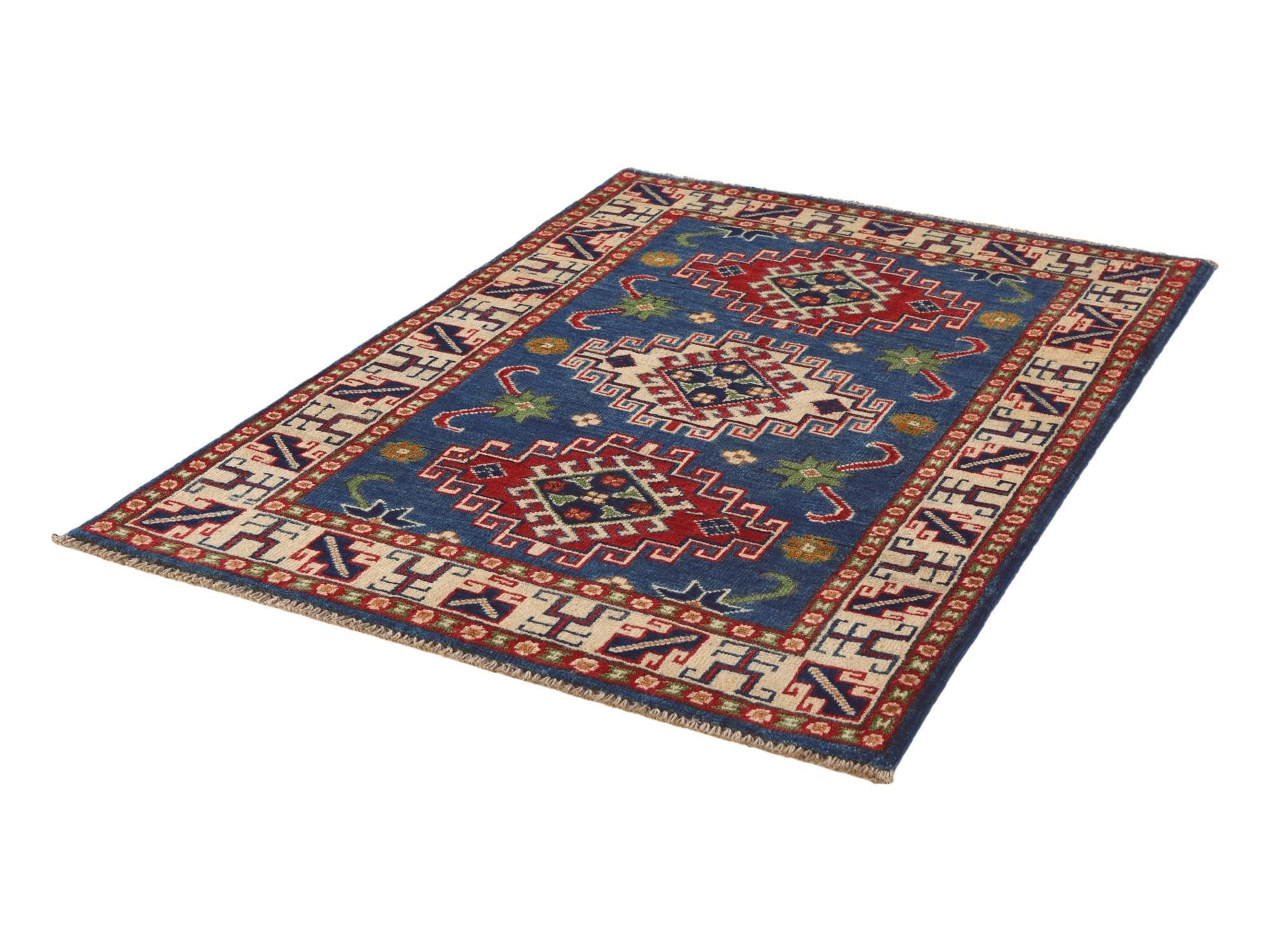 2' 9 x 3' 11 Hand Knotted Kazak Rug