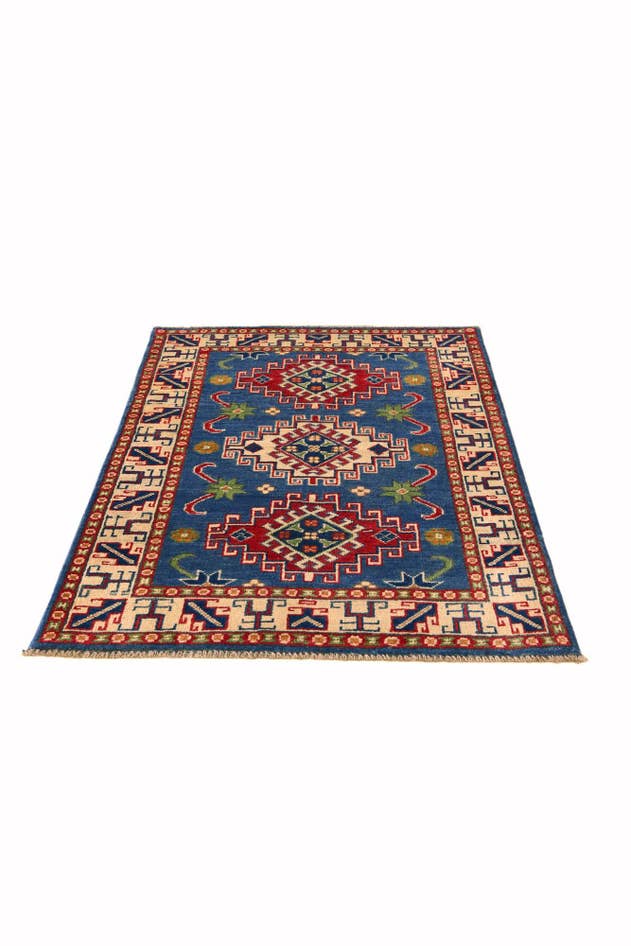 Detail image of 2' 9 x 3' 11 Hand Knotted Kazak Rug