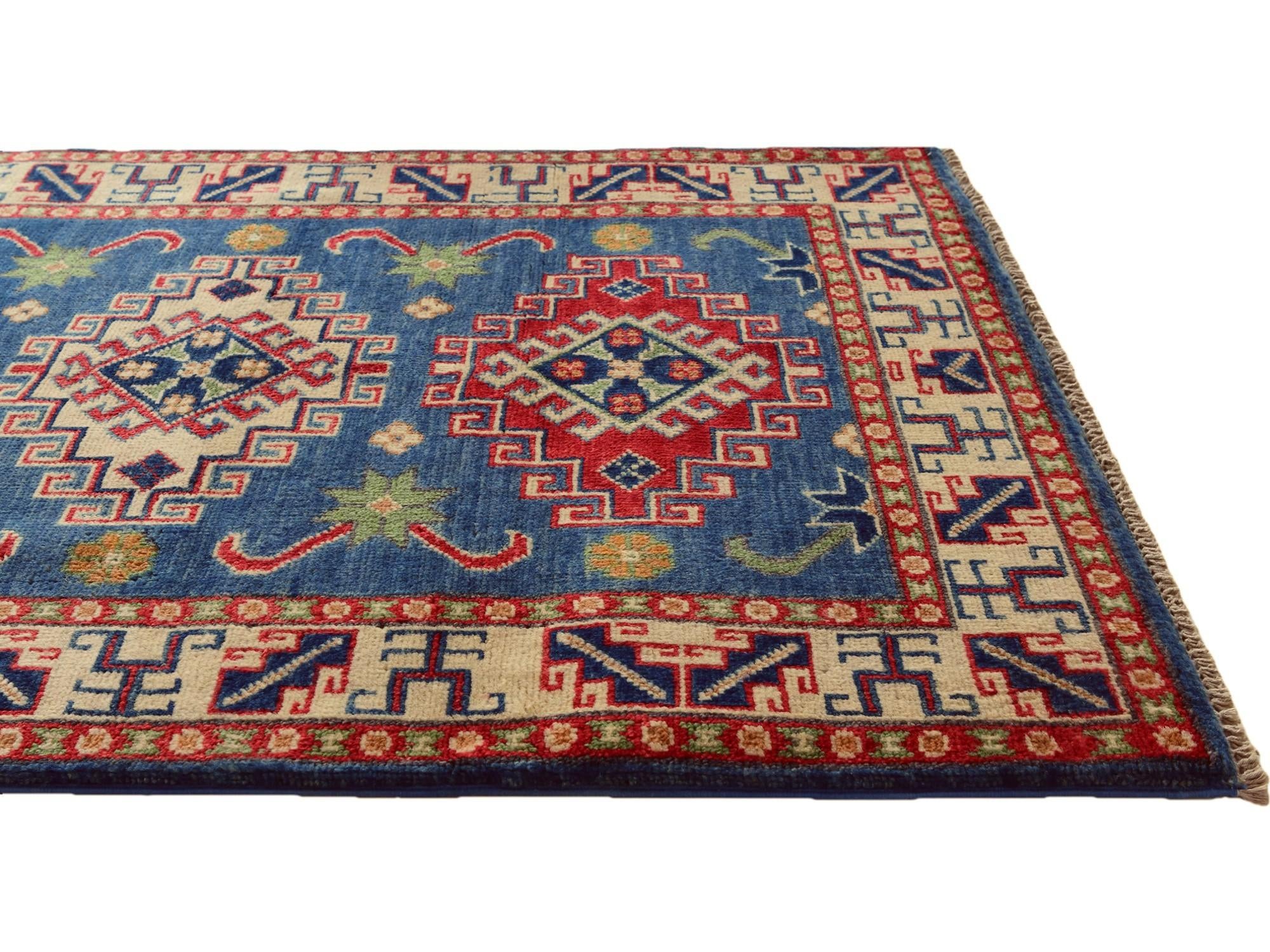 2' 9 x 3' 11 Hand Knotted Kazak Rug
