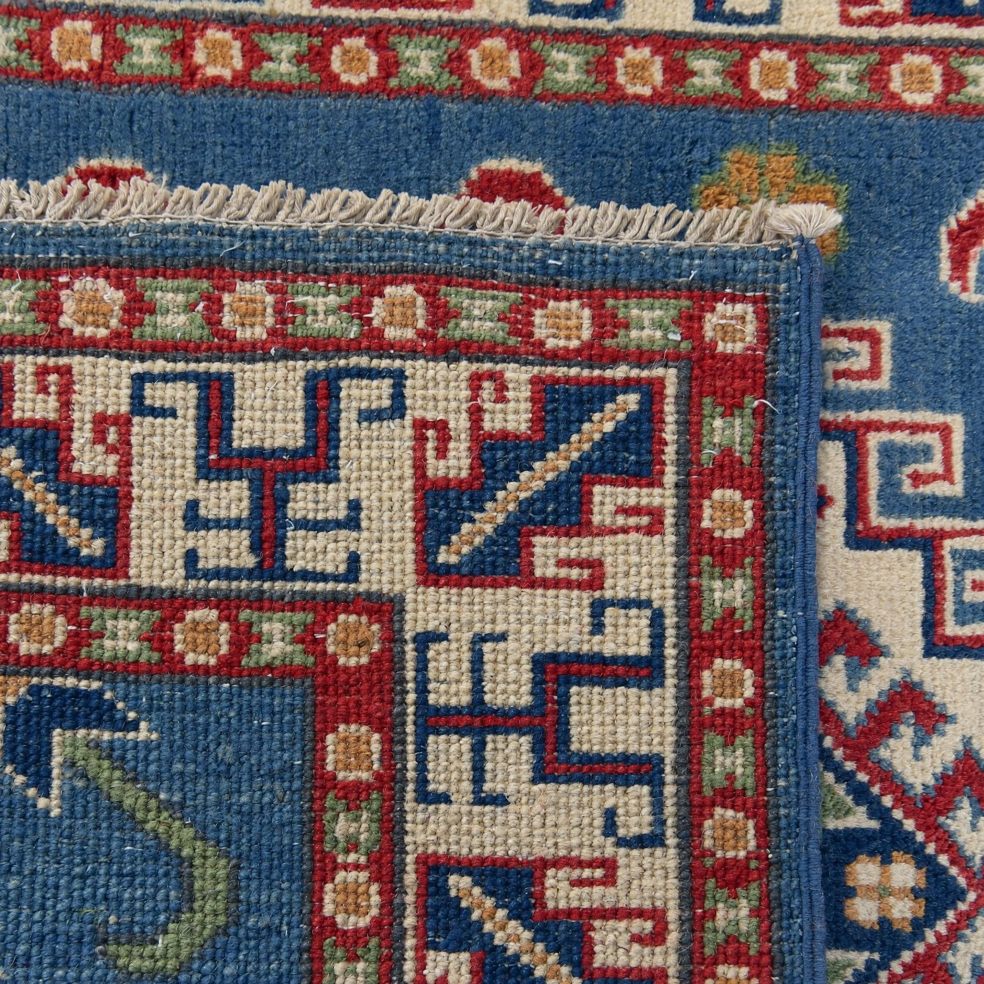 85cm x 120cm Hand Knotted Kazak Rug