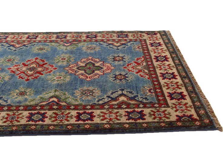 Detail image of 2' 7 x 4' 3 Hand Knotted Kazak Rug
