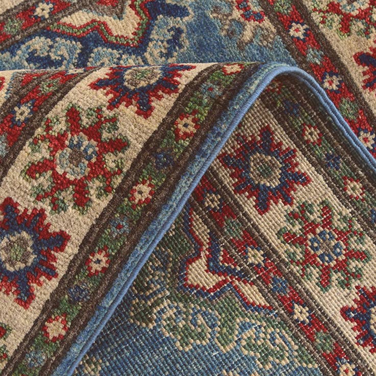 Detail image of 2' 7 x 4' 3 Hand Knotted Kazak Rug