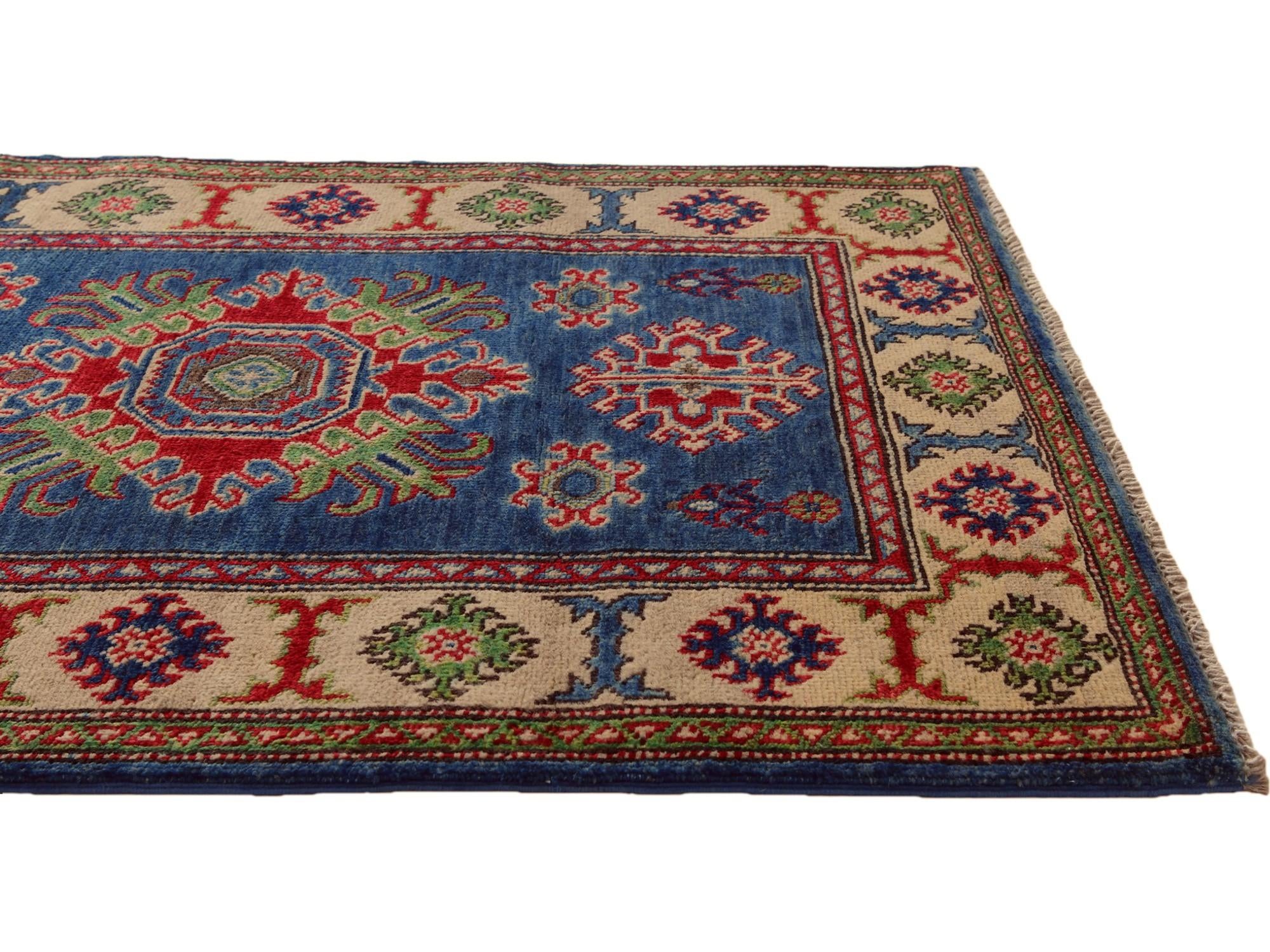 2' 9 x 4' 2 Hand Knotted Kazak Rug