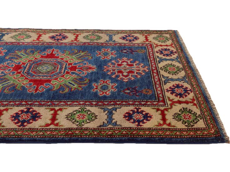 Detail image of 2' 9 x 4' 2 Hand Knotted Kazak Rug