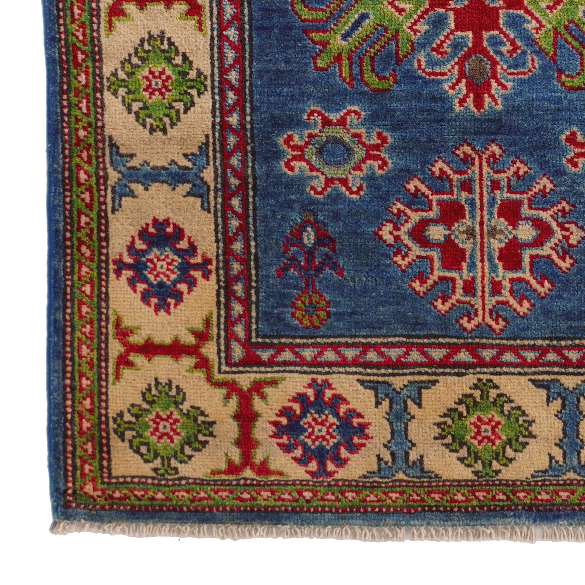 2' 9 x 4' 2 Hand Knotted Kazak Rug