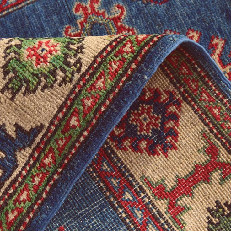 Detail image of 2' 9 x 4' 2 Hand Knotted Kazak Rug