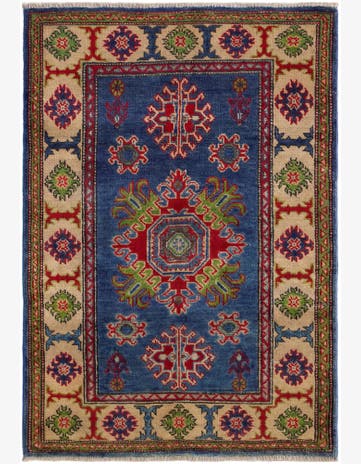 2' 9 x 4' 2 Hand Knotted Kazak Rug