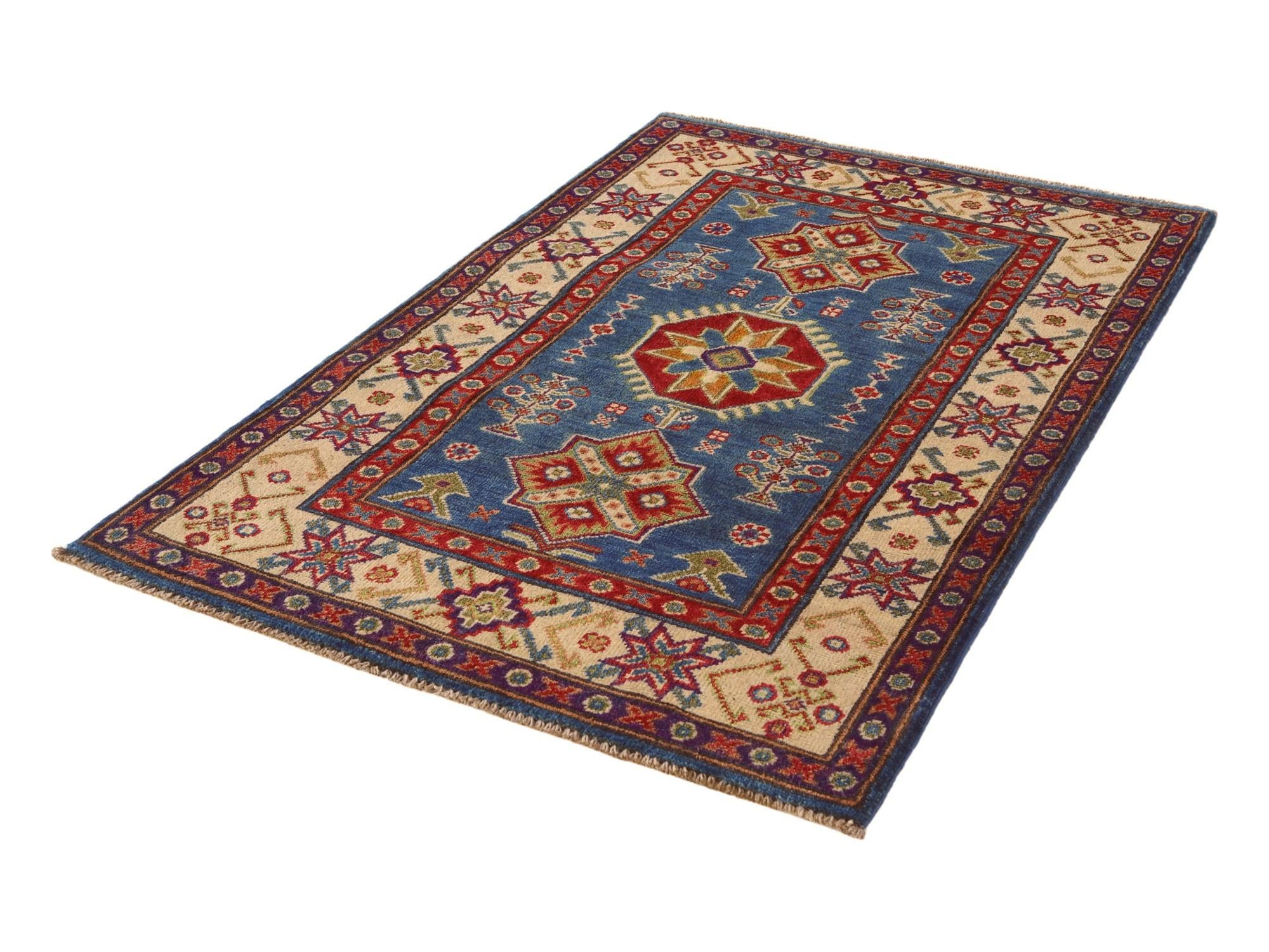 2' 8 x 4' 1 Hand Knotted Kazak Rug