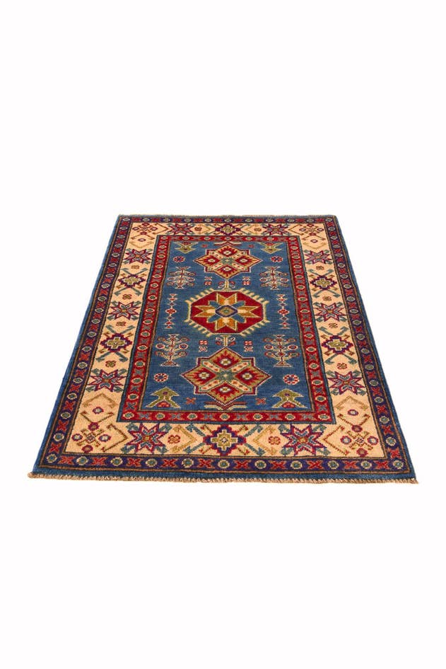 Detail image of 2' 8 x 4' 1 Hand Knotted Kazak Rug