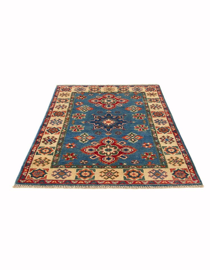 Detail image of 2' 7 x 4' 2 Hand Knotted Kazak Rug