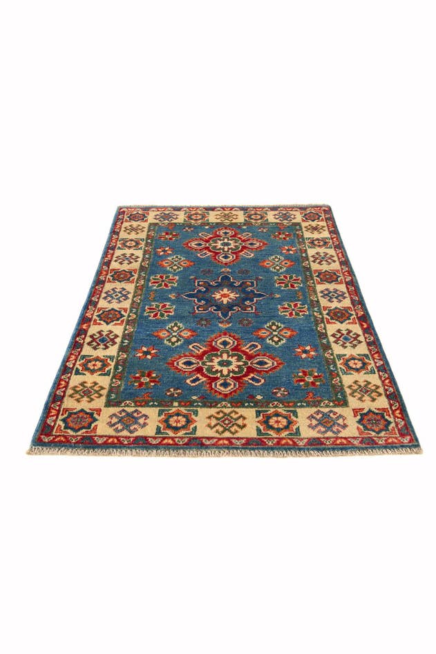 Detail image of 2' 7 x 4' 2 Hand Knotted Kazak Rug