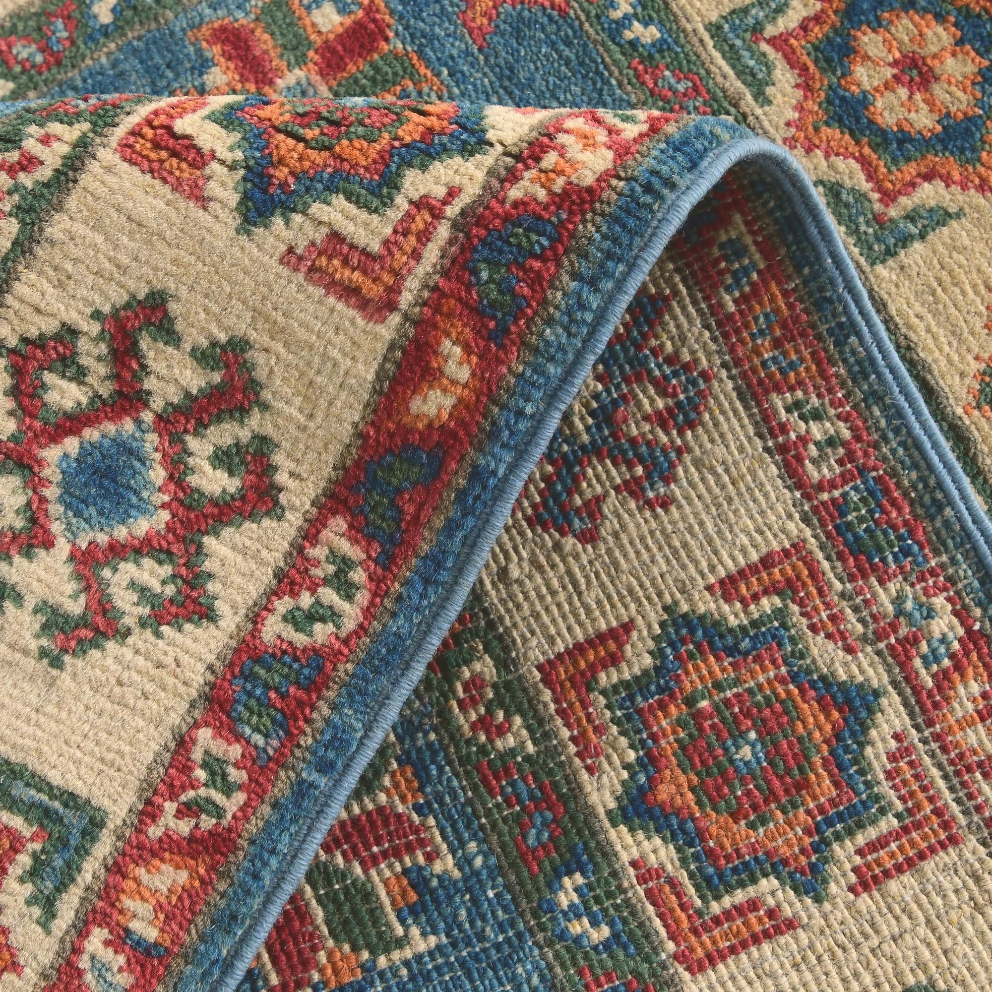2' 7 x 4' 2 Hand Knotted Kazak Rug